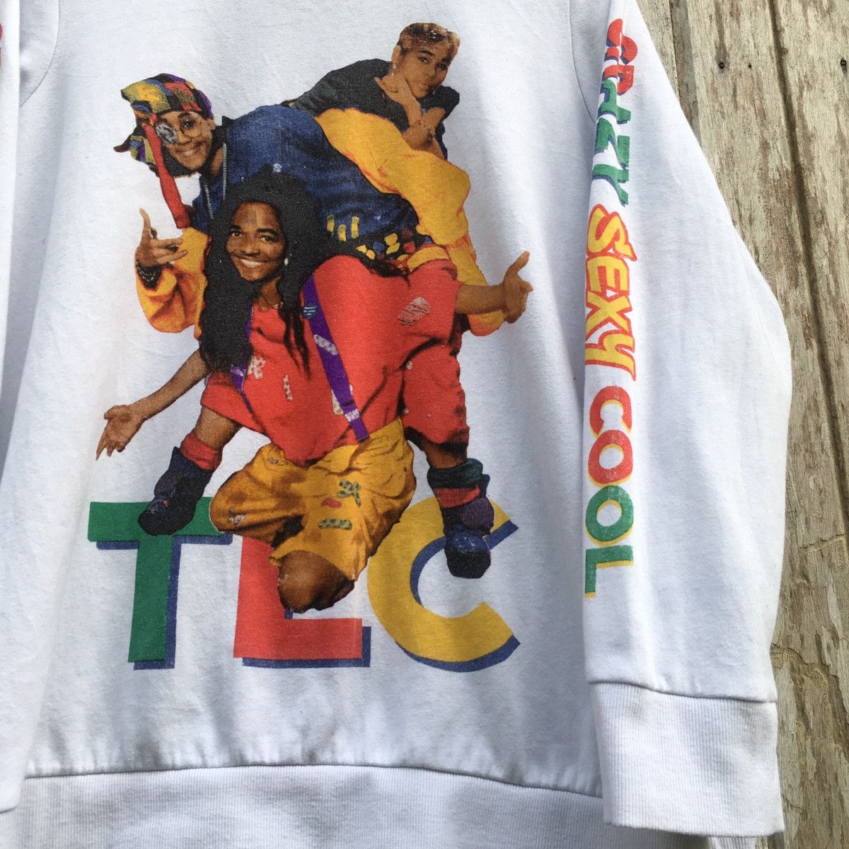 Rap Tees TLC Girl Group 90s Rap Hiphop Sweatshirt Size US M / EU 48-50 / 2 - 2 Thumbnail