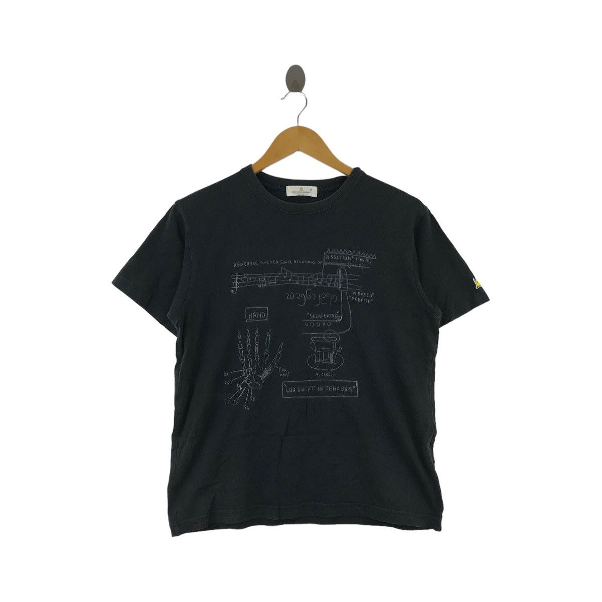 Jean-Michel Basquiat JEAN-MICHEL BASQUIAT Anatomy Sketch Graphic — Vintage Art Size US M / EU 48-50 / 2 - 1 Thumbnail