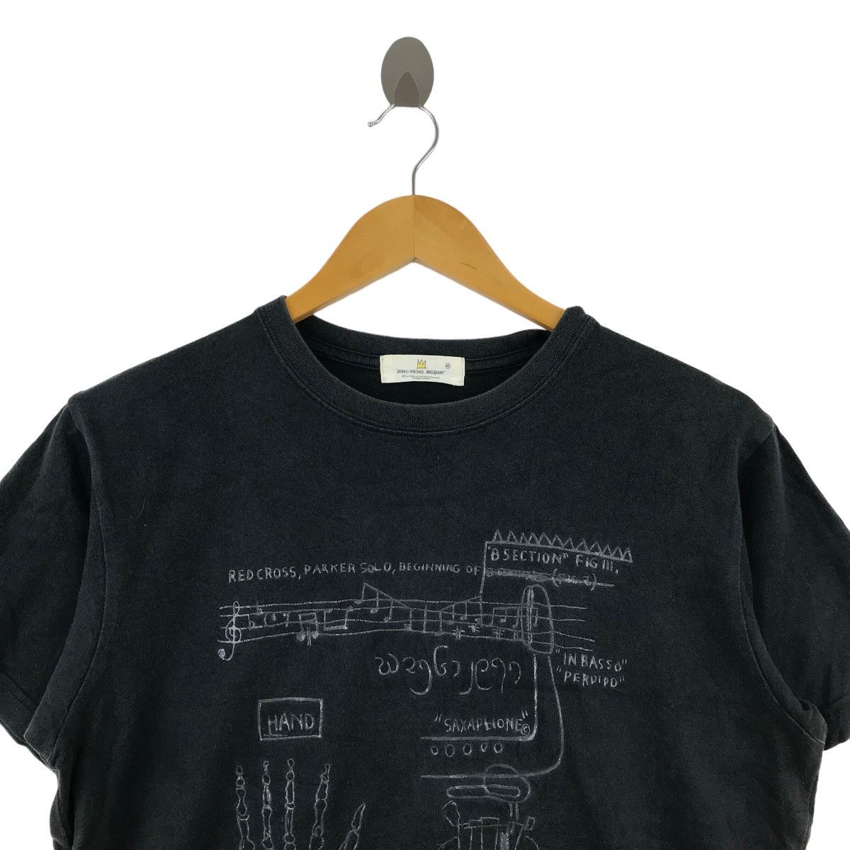 Jean-Michel Basquiat JEAN-MICHEL BASQUIAT Anatomy Sketch Graphic — Vintage Art Size US M / EU 48-50 / 2 - 2 Thumbnail
