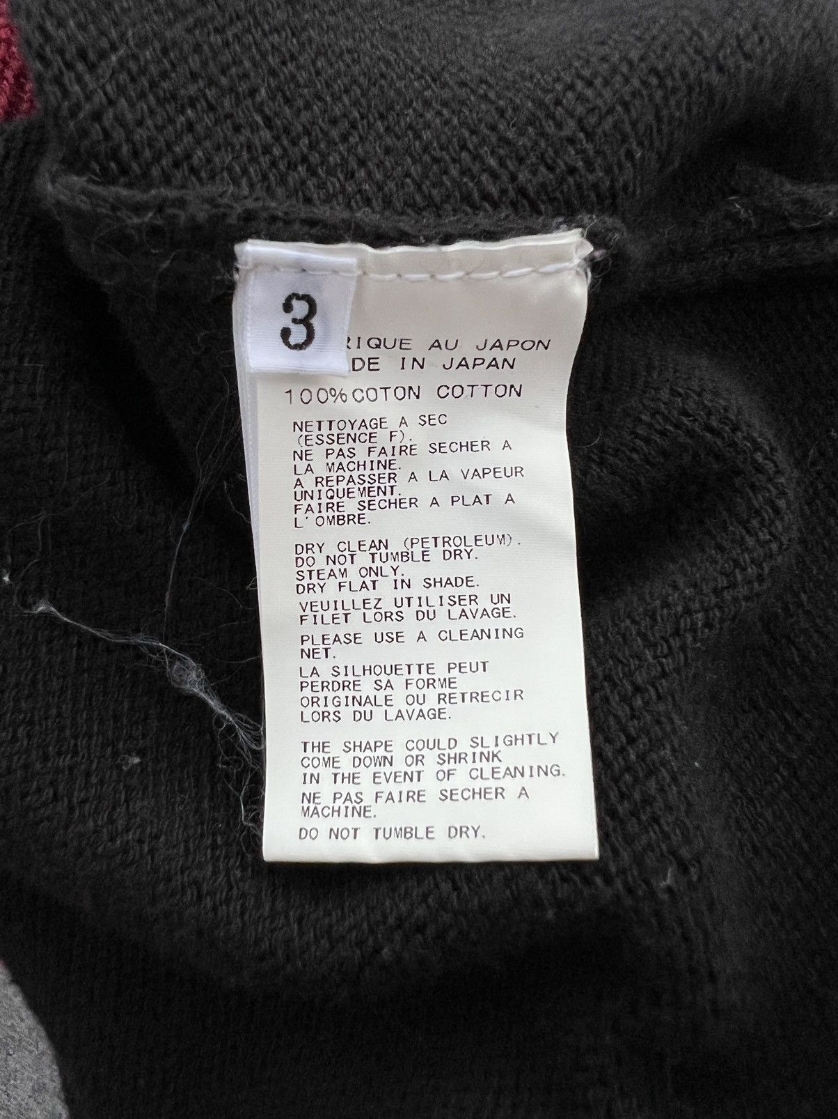 Yohji Yamamoto AW16 Yohji Yamamoto Intarsia Sweater Size US L / EU 52-54 / 3 - 4 Thumbnail