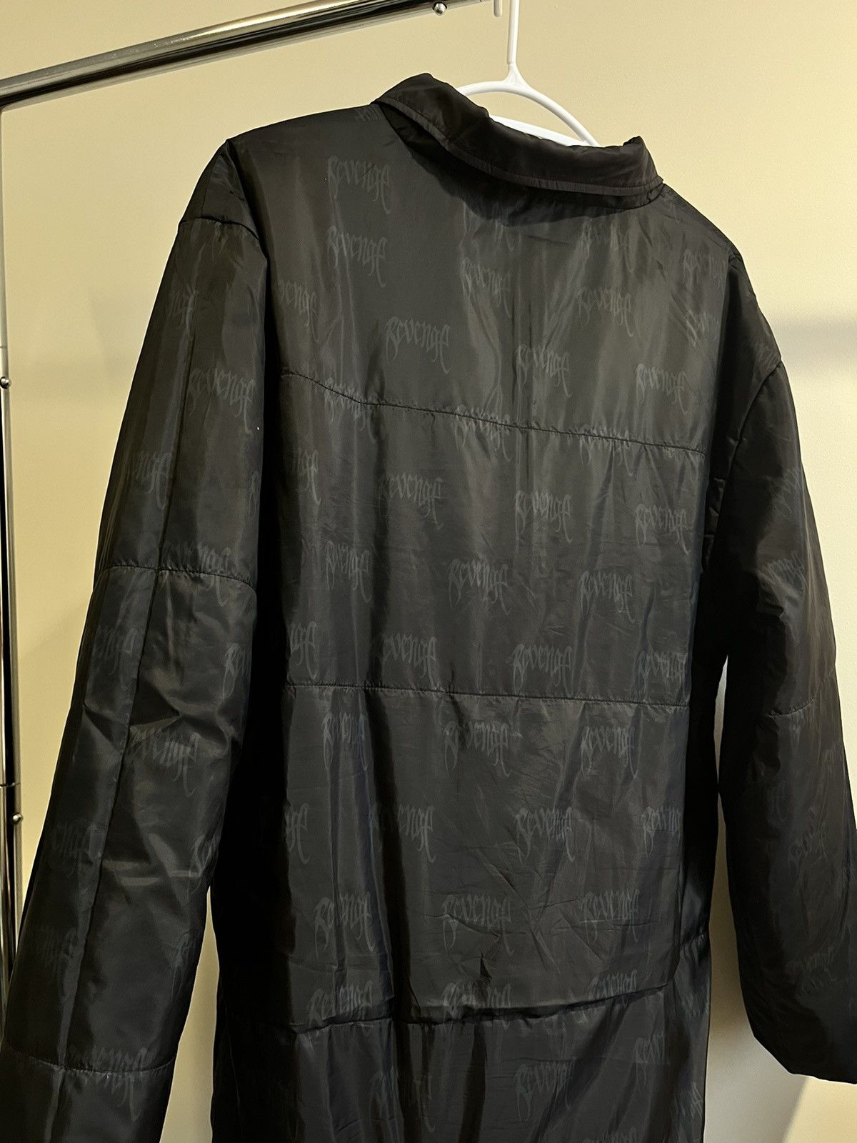 Revenge Revenge black reversible quarter-zip puffer Size US L / EU 52-54 / 3 - 6 Thumbnail