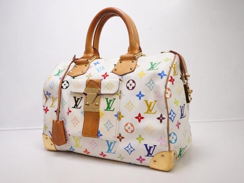 Authentic Pre-owned Louis Vuitton Monogram Multi Color Speedy 30 Duffle  Hand Bag M92643 141250