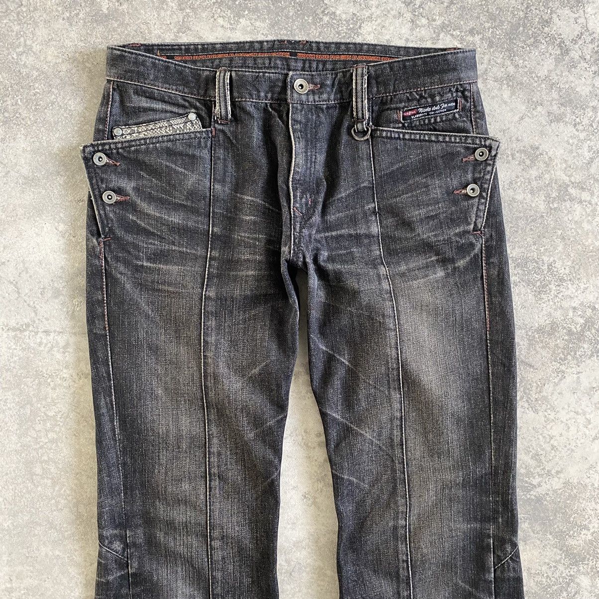 Nicole Club Japanese Brand Nicole Club Articulated Flared Bootcut Jeans Size US 31 - 2 Thumbnail
