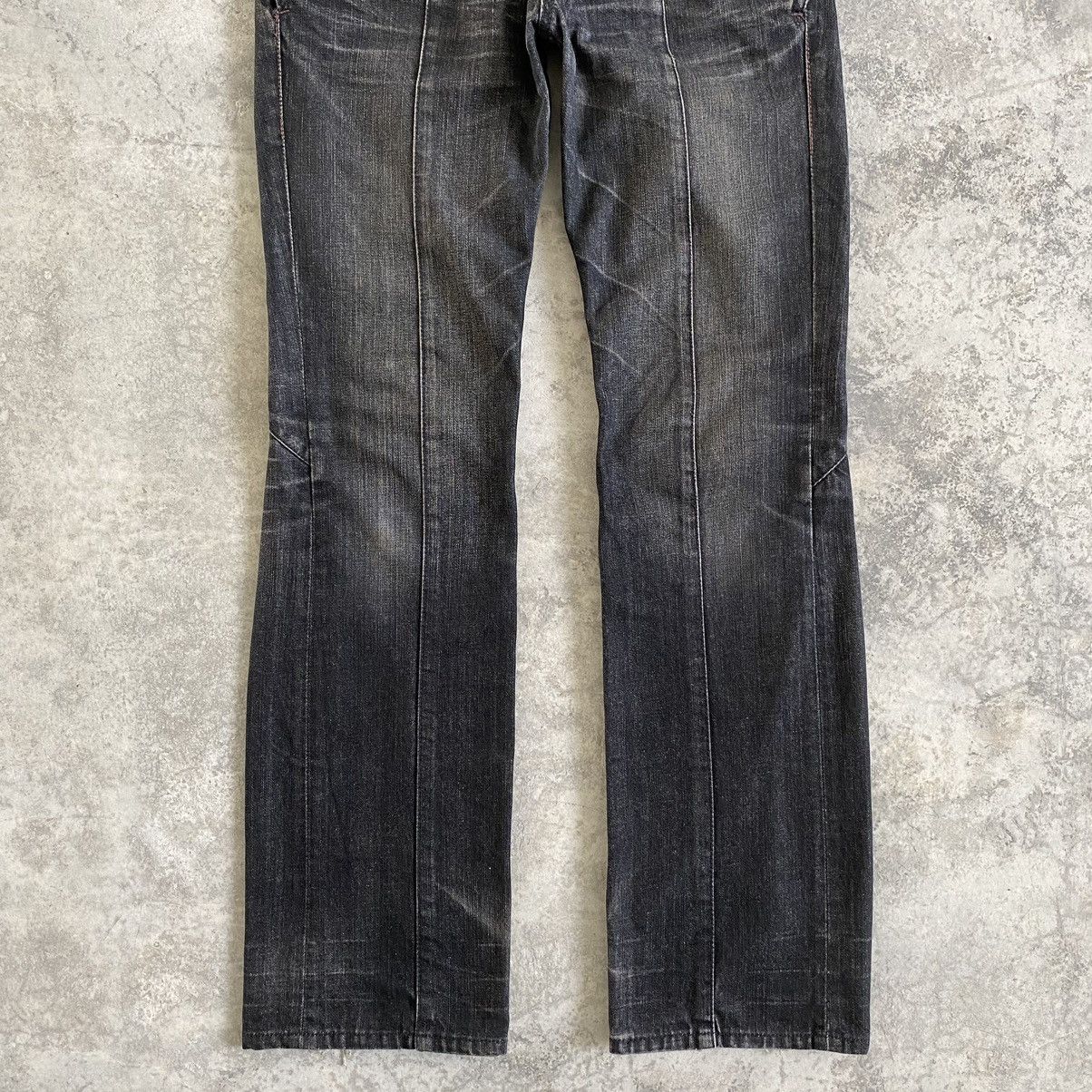 Nicole Club Japanese Brand Nicole Club Articulated Flared Bootcut Jeans Size US 31 - 3 Thumbnail