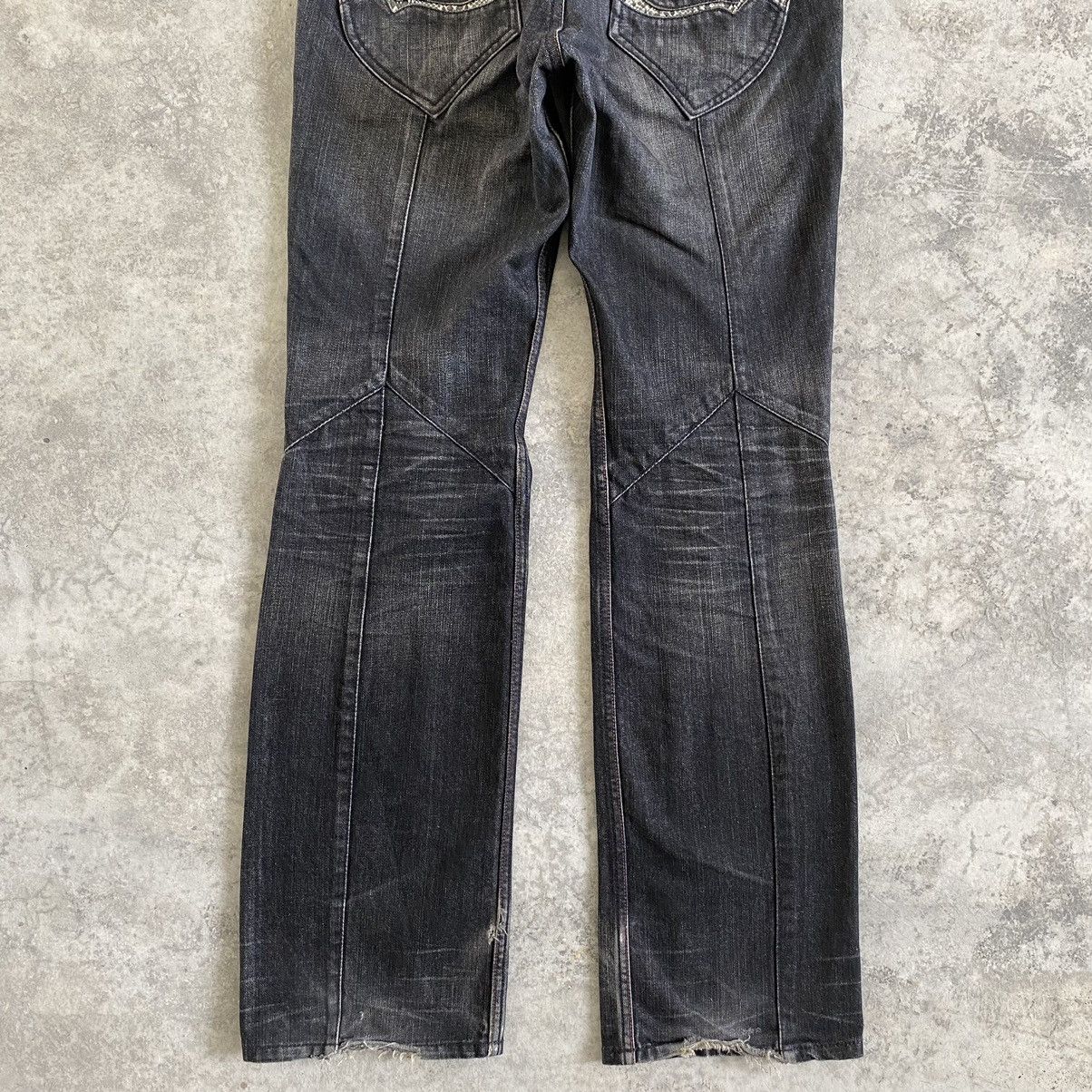 Nicole Club Japanese Brand Nicole Club Articulated Flared Bootcut Jeans Size US 31 - 13 Thumbnail