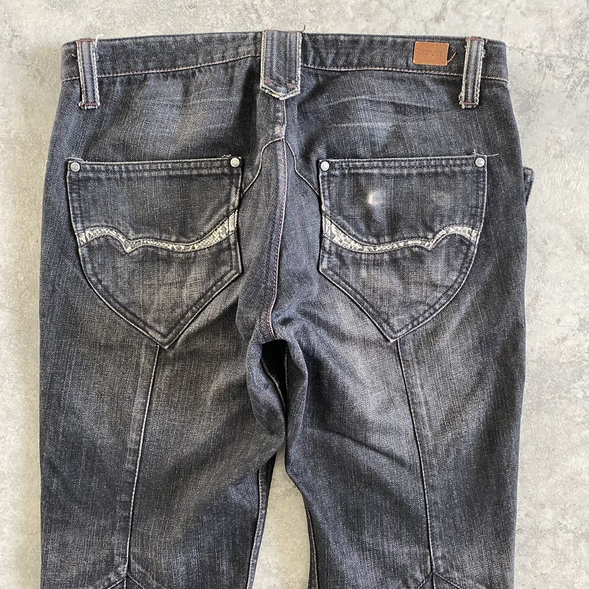 Nicole Club Japanese Brand Nicole Club Articulated Flared Bootcut Jeans Size US 31 - 18 Thumbnail