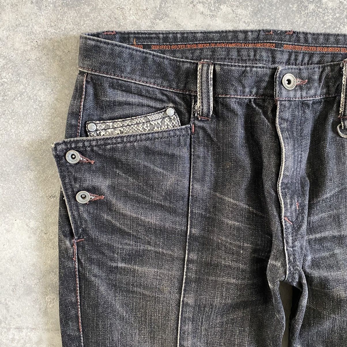 Nicole Club Japanese Brand Nicole Club Articulated Flared Bootcut Jeans Size US 31 - 6 Thumbnail