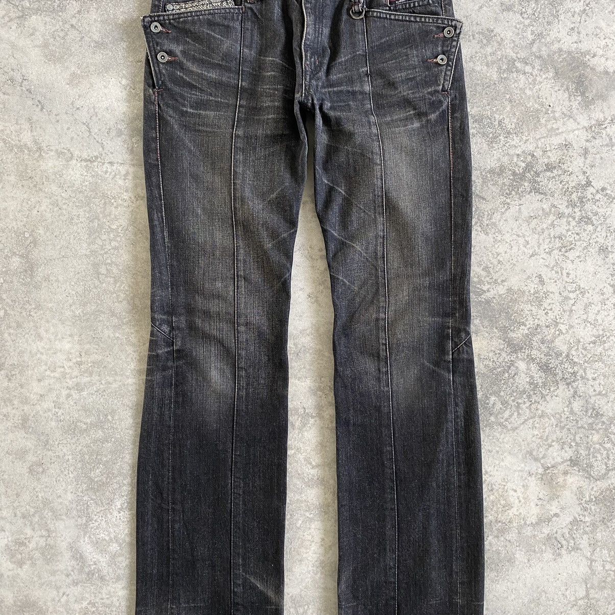 Nicole Club Japanese Brand Nicole Club Articulated Flared Bootcut Jeans Size US 31 - 4 Thumbnail