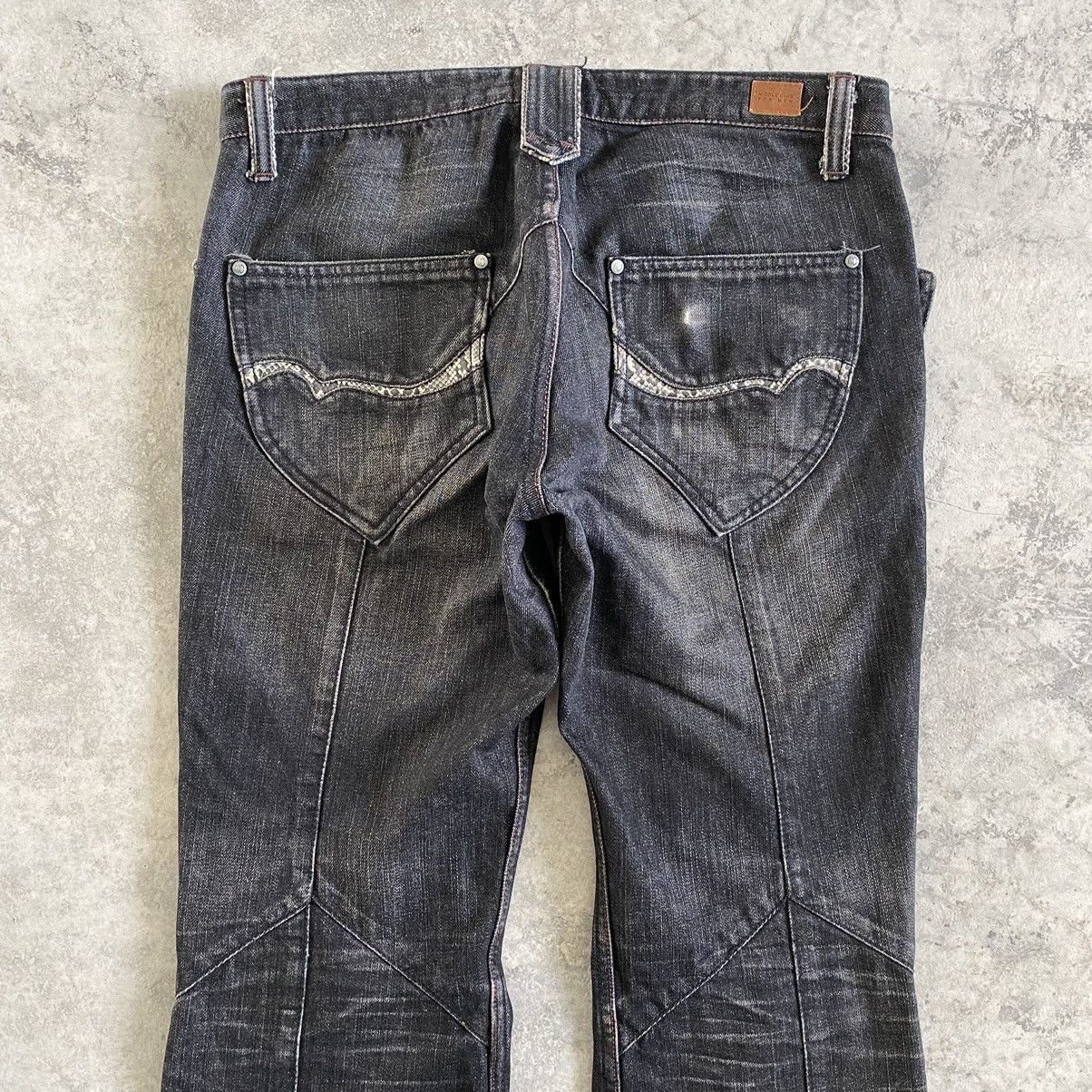 Nicole Club Japanese Brand Nicole Club Articulated Flared Bootcut Jeans Size US 31 - 12 Thumbnail