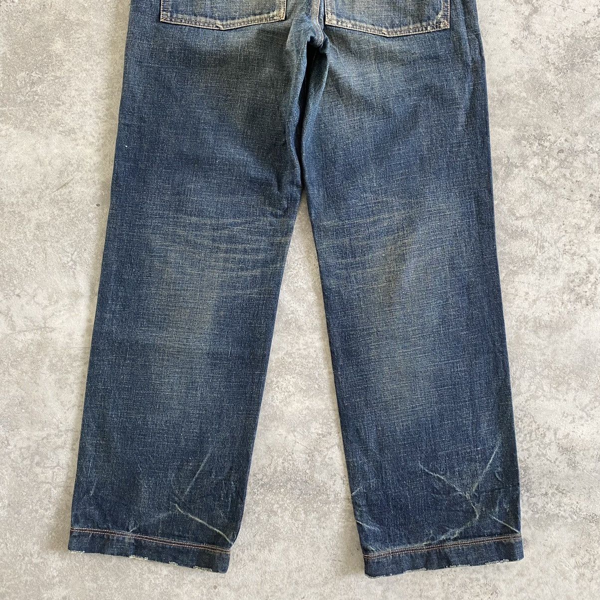 Lounge Lizard VTG Lounge Lizard “SAMPLE” Selvedge Trimmed Muddy Jeans Size US 32 / EU 48 - 17 Thumbnail