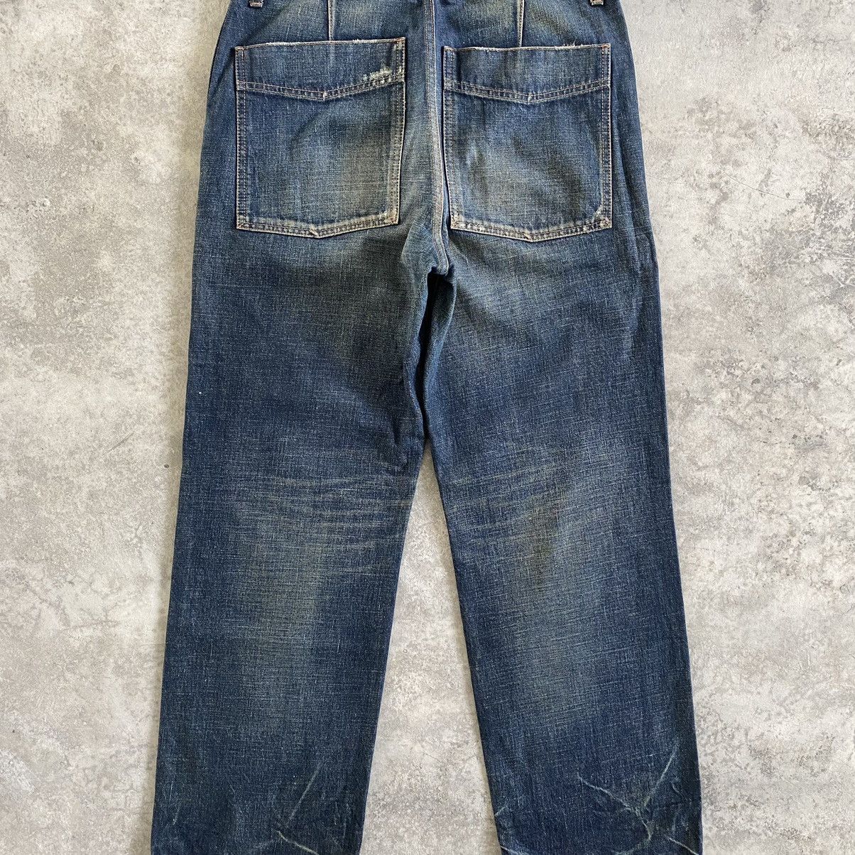 Lounge Lizard VTG Lounge Lizard “SAMPLE” Selvedge Trimmed Muddy Jeans Size US 32 / EU 48 - 18 Thumbnail