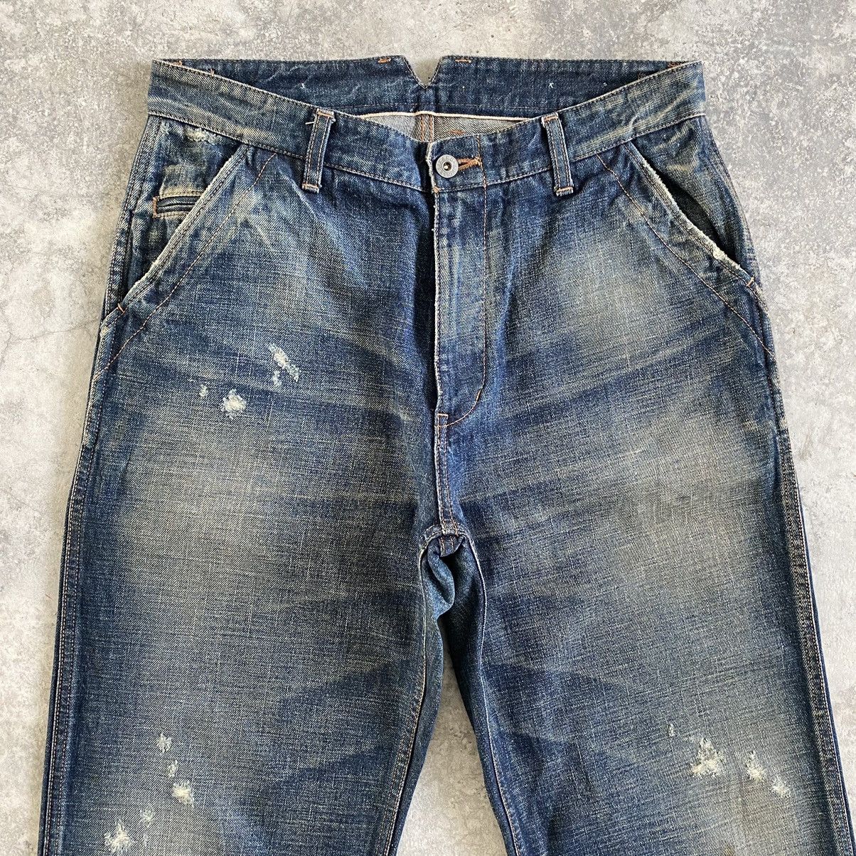 Lounge Lizard VTG Lounge Lizard “SAMPLE” Selvedge Trimmed Muddy Jeans Size US 32 / EU 48 - 2 Thumbnail