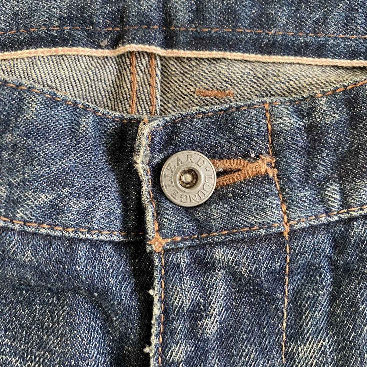 Lounge Lizard VTG Lounge Lizard “SAMPLE” Selvedge Trimmed Muddy Jeans Size US 32 / EU 48 - 11 Thumbnail