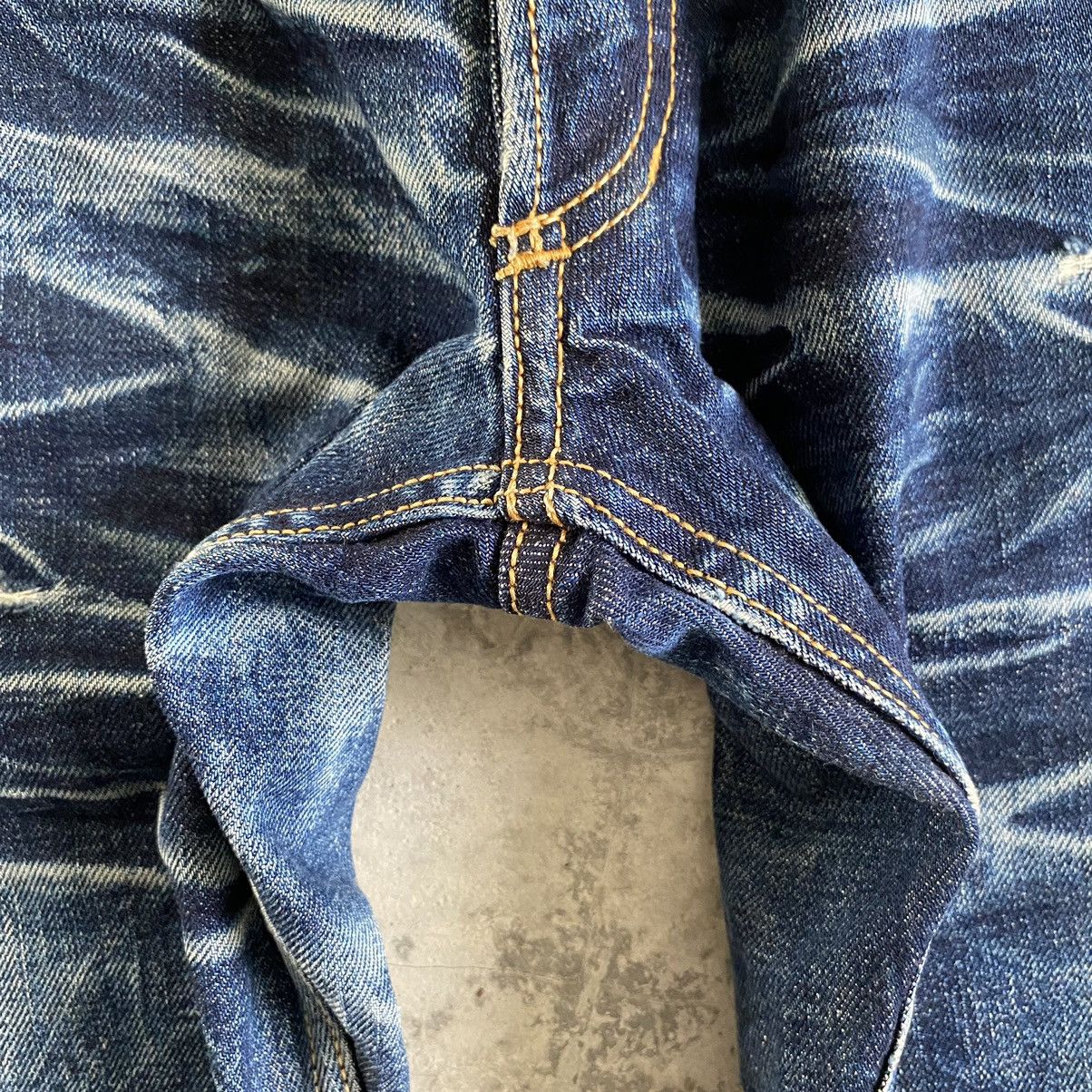 RIPVANWINKLE Rip Van Winkle Whisker Washed Distressed Flared Jeans Size US 29 - 12 Thumbnail