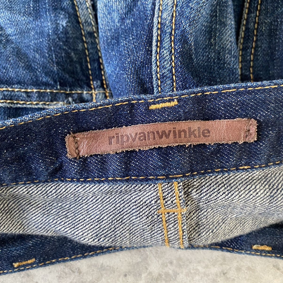 RIPVANWINKLE Rip Van Winkle Whisker Washed Distressed Flared Jeans Size US 29 - 22 Thumbnail