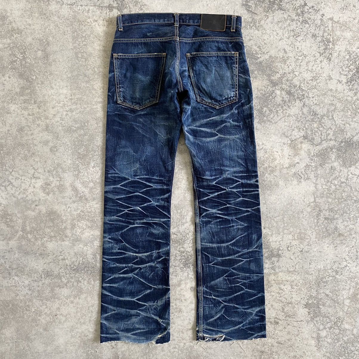 RIPVANWINKLE Rip Van Winkle Whisker Washed Distressed Flared Jeans Size US 29 - 13 Thumbnail