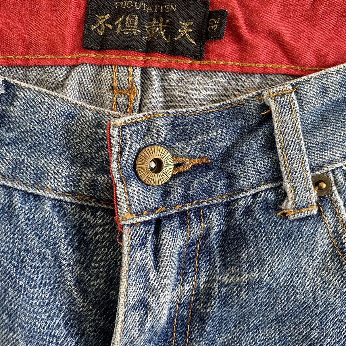Karakuri Tamashii Karakuri Tanmashii Style Fugutaiten Embroidered Tattoo Jeans Size US 32 / EU 48 - 9 Thumbnail
