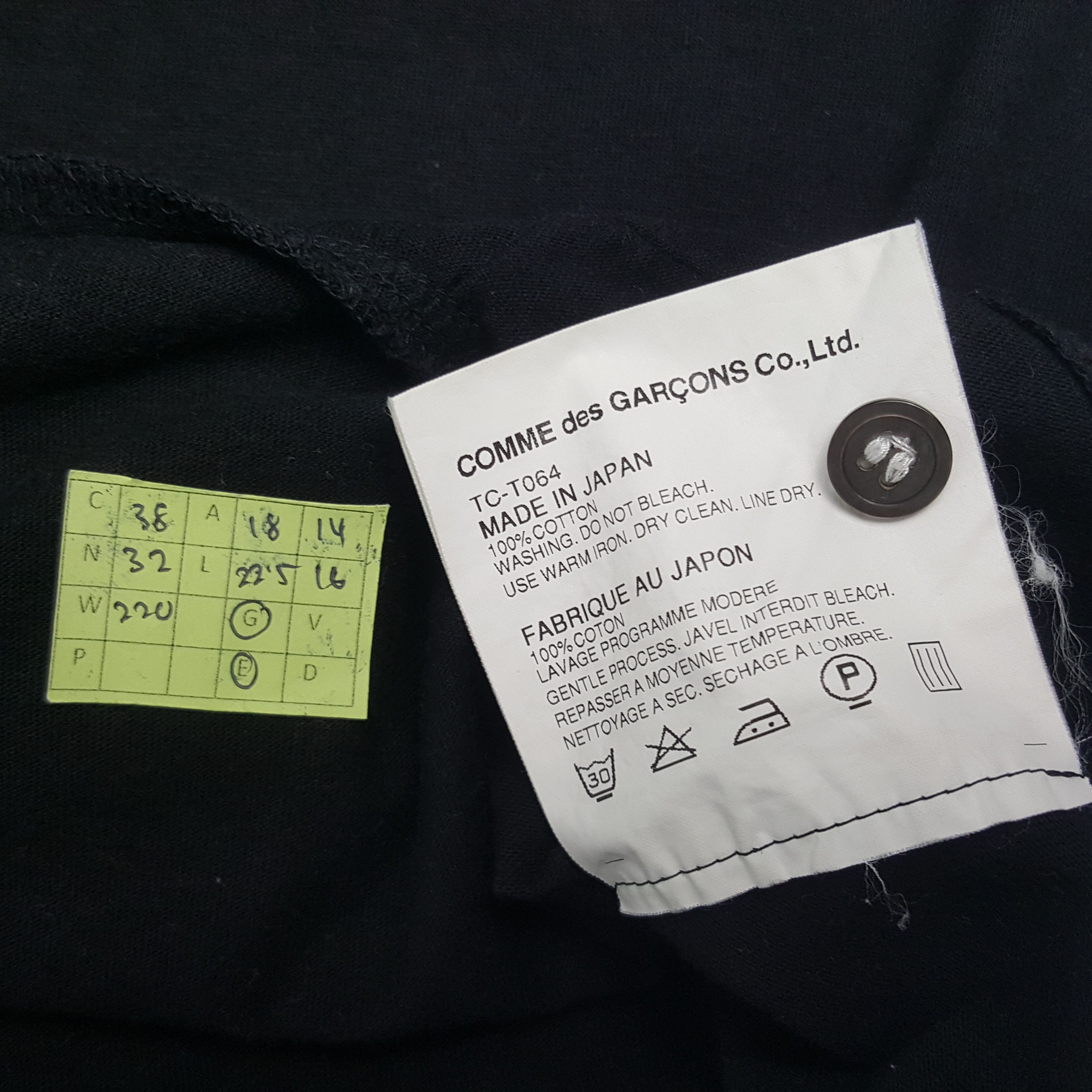 Comme des Garcons × Vintage Vintage Comme des Garcons Button Shirt Size S / US 4 / IT 40 - 7 Thumbnail