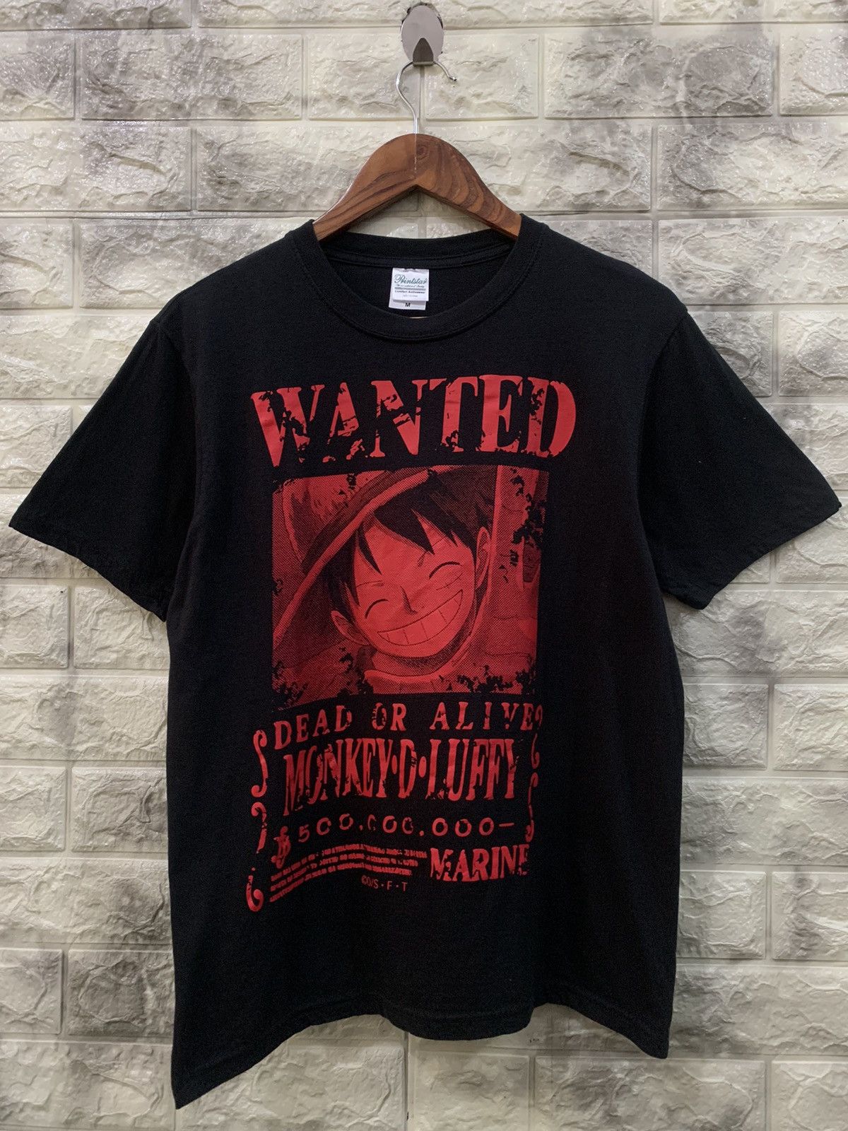 One Piece Wanted D. Luffy T-Shirt