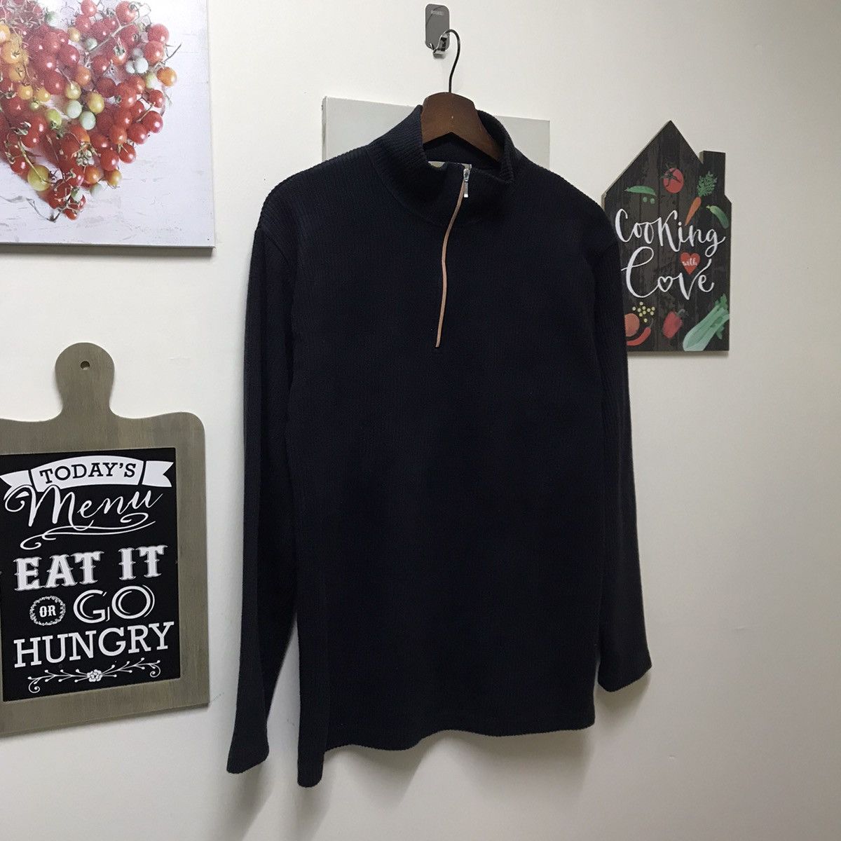 Kansai Yamamoto Iconic Designer Kansai Yamamoto halfzip longsleeve Size US M / EU 48-50 / 2 - 2 Thumbnail