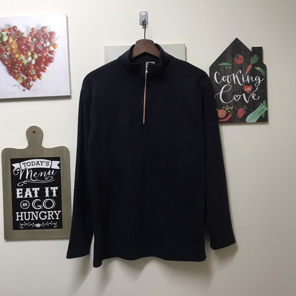 Iconic Designer Kansai Yamamoto halfzip longsleeve