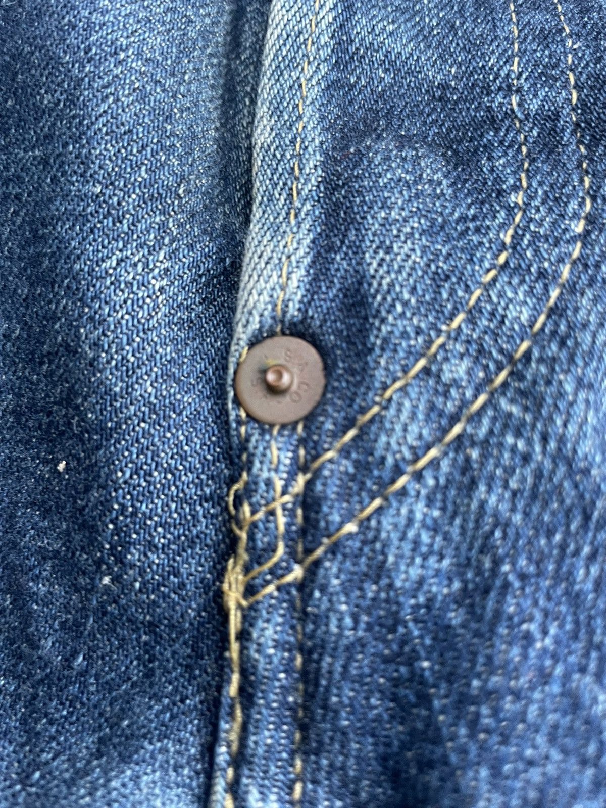 Levi's Vintage 1998 Levis S702XX E Selvedge Denim Size US 33 - 25 Thumbnail