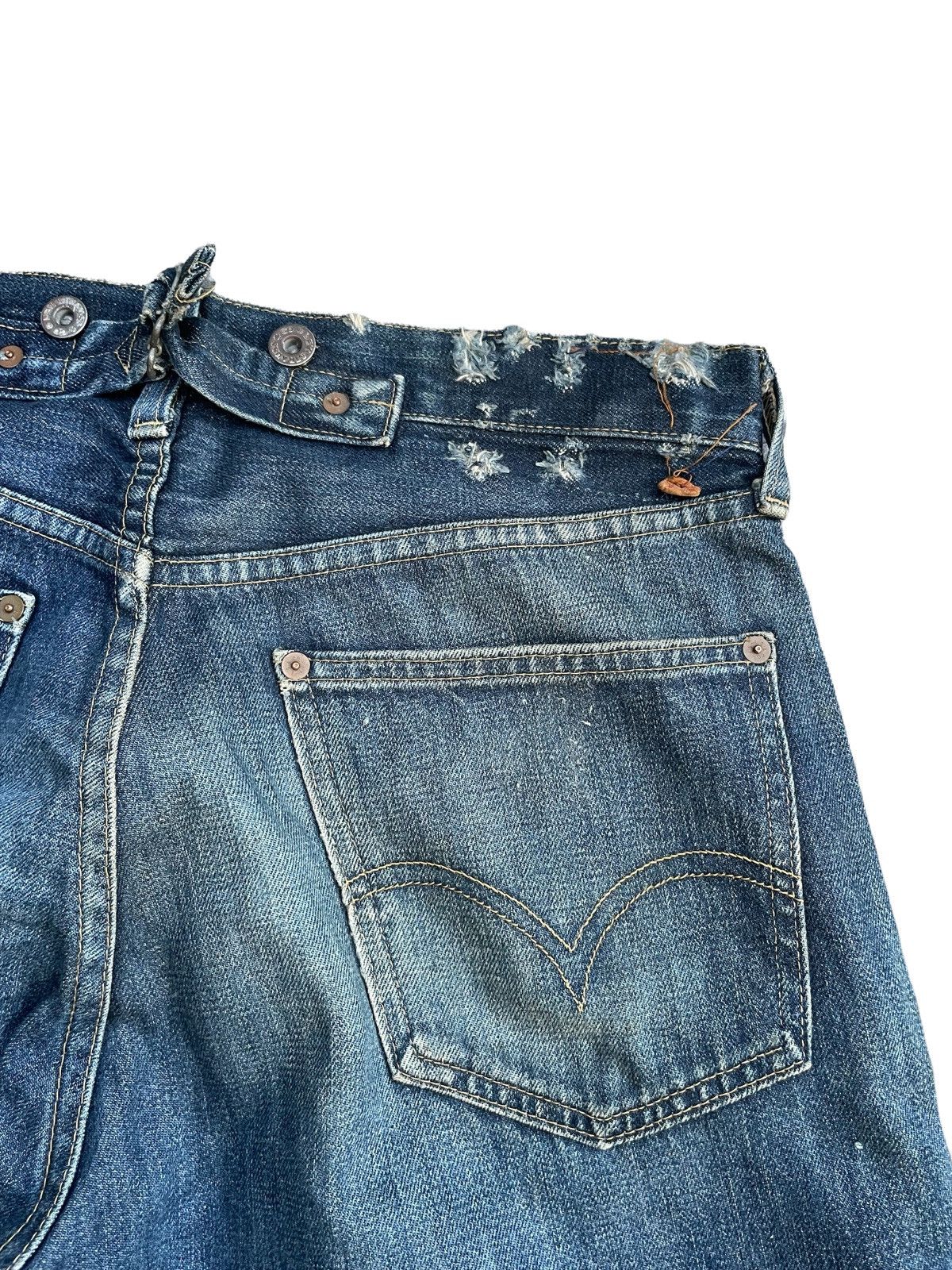 Levi's Vintage 1998 Levis S702XX E Selvedge Denim Size US 33 - 12 Thumbnail