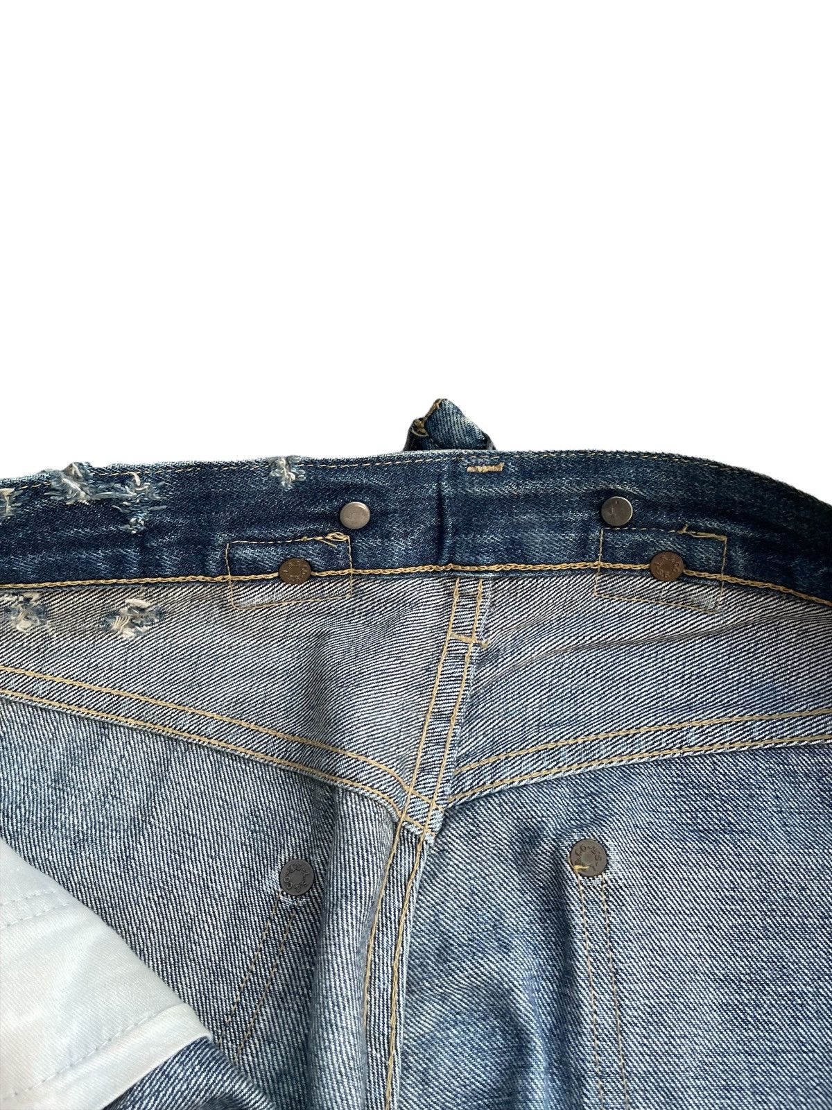 Levi's Vintage 1998 Levis S702XX E Selvedge Denim Size US 33 - 8 Thumbnail