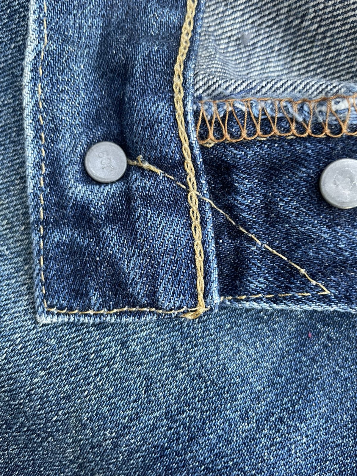 Levi's Vintage 1998 Levis S702XX E Selvedge Denim Size US 33 - 21 Thumbnail