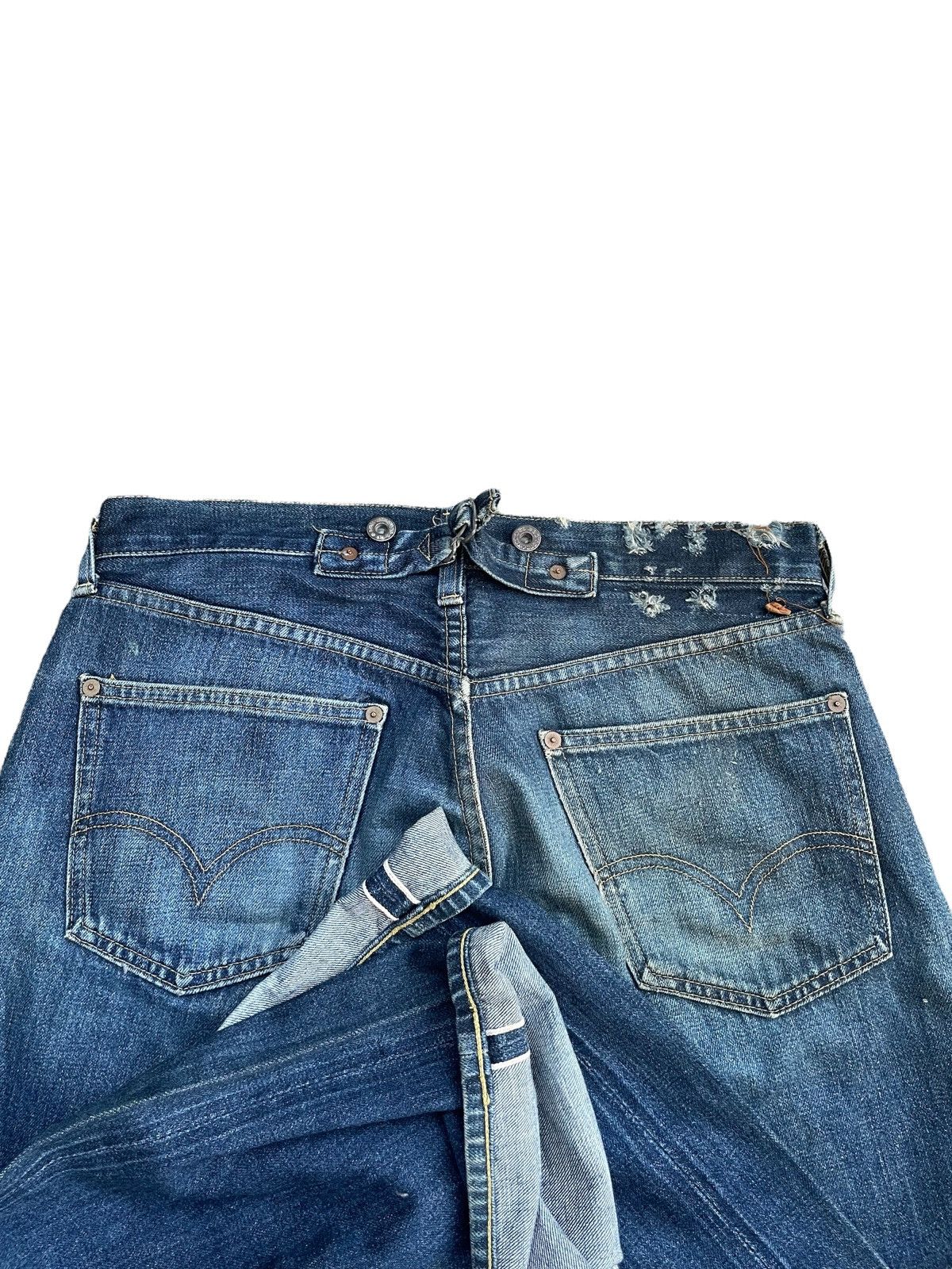 Levi's Vintage 1998 Levis S702XX E Selvedge Denim Size US 33 - 13 Thumbnail