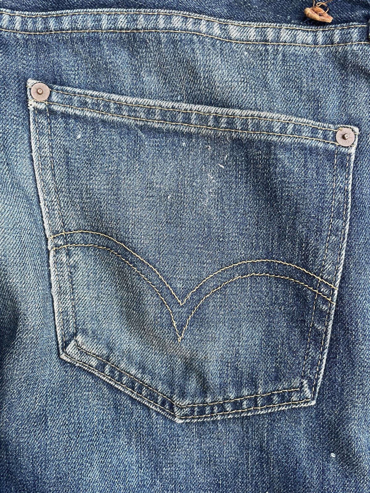 Levi's Vintage 1998 Levis S702XX E Selvedge Denim Size US 33 - 18 Thumbnail