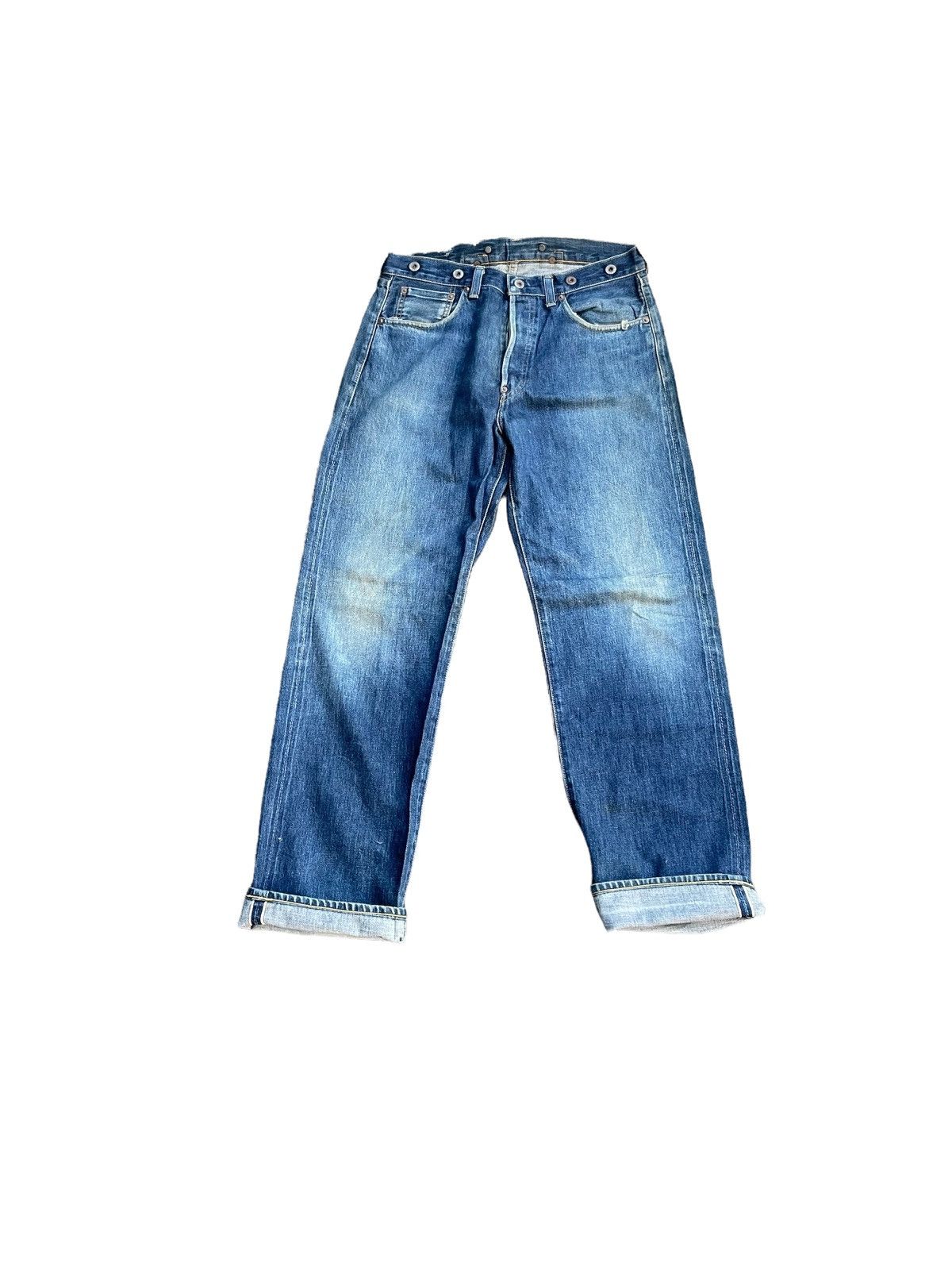 Levi's Vintage 1998 Levis S702XX E Selvedge Denim Size US 33 - 2 Thumbnail