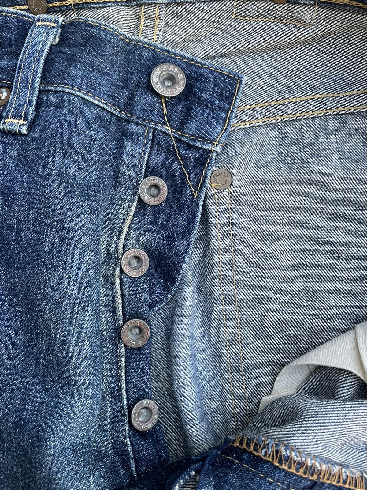 Levi's Vintage 1998 Levis S702XX E Selvedge Denim Size US 33 - 24 Thumbnail