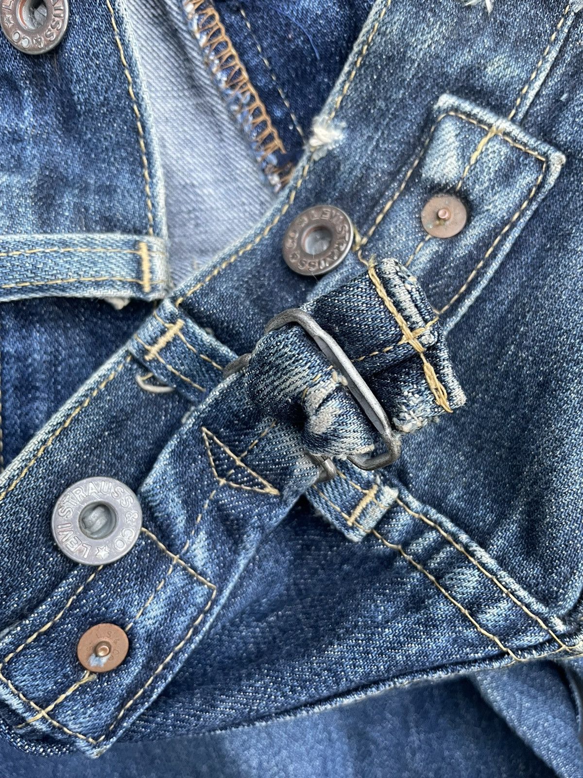 Levi's Vintage 1998 Levis S702XX E Selvedge Denim Size US 33 - 16 Thumbnail