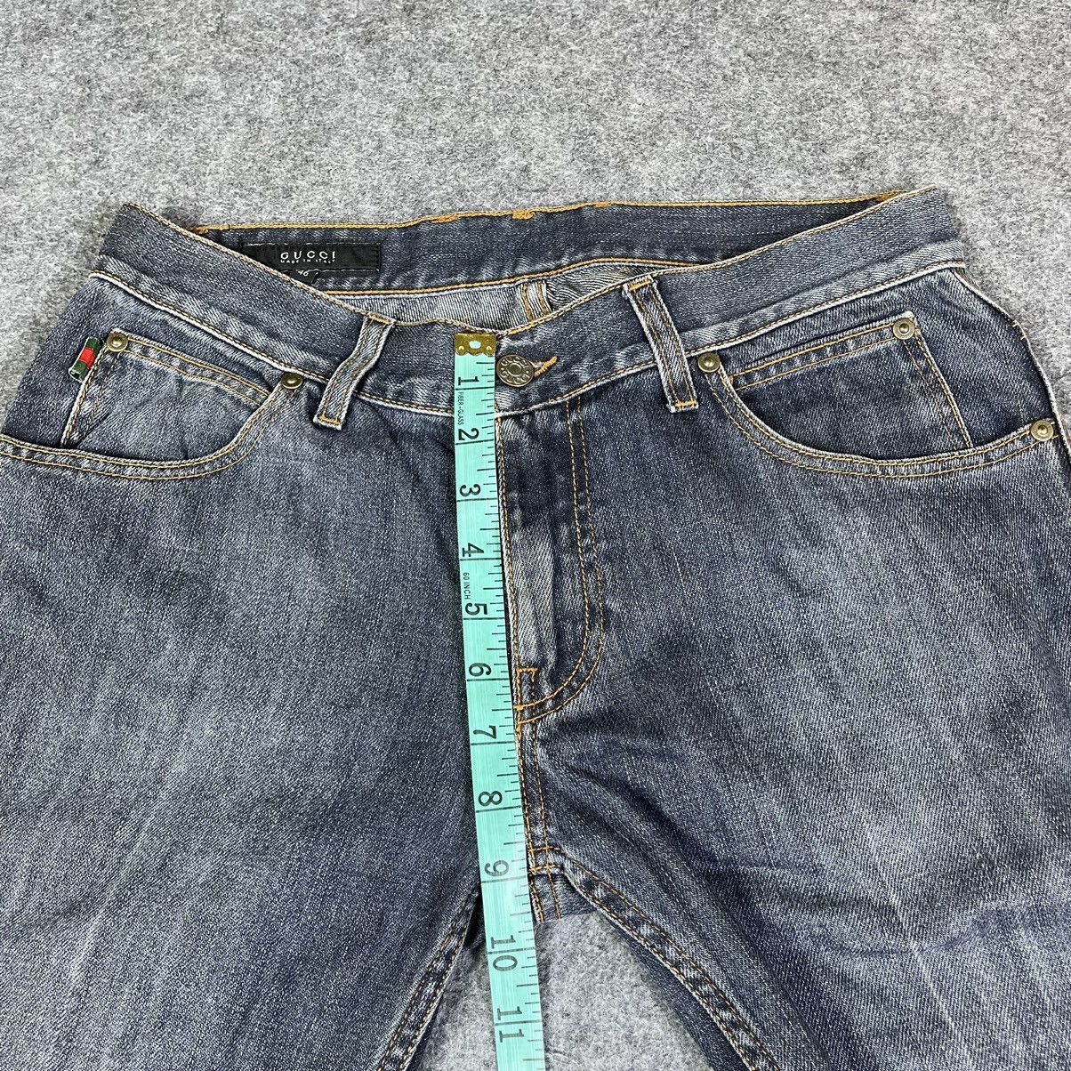 Gucci CYBER24‼️Vintage’Y2k🔥GUCCI🔥Light Washed Denim Jeans Size US 31 - 5 Thumbnail