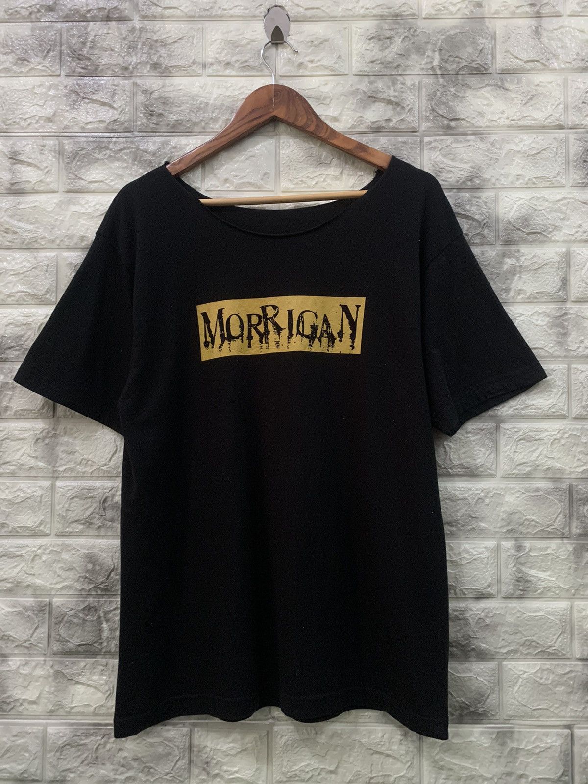 image of Vintage Morrigan Black T-Shirt, Men's (Size Medium)