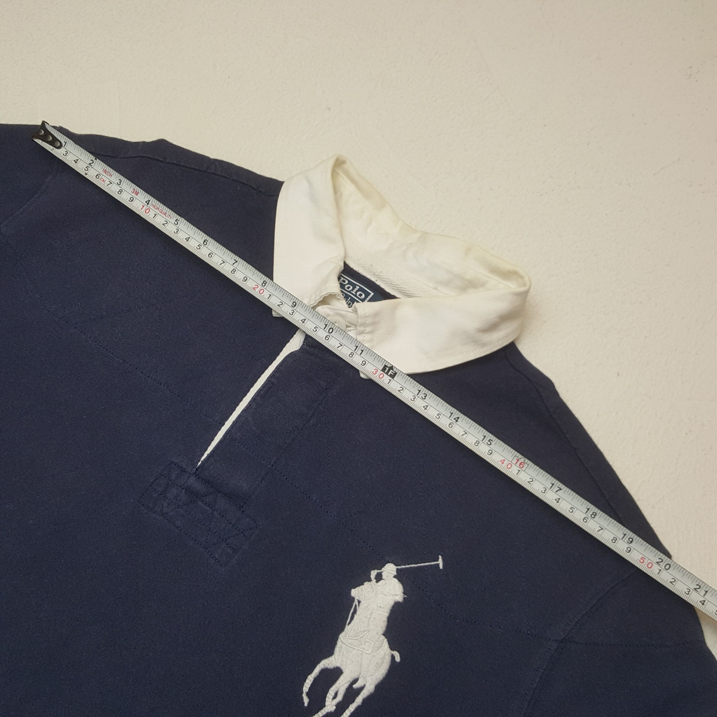 Polo Ralph Lauren × Rugby Ralph Lauren × Vintage Vintage Polo by Ralph Lauren Streetwear Rugby Polo Shirt Size US XXL / EU 58 / 5 - 5 Thumbnail