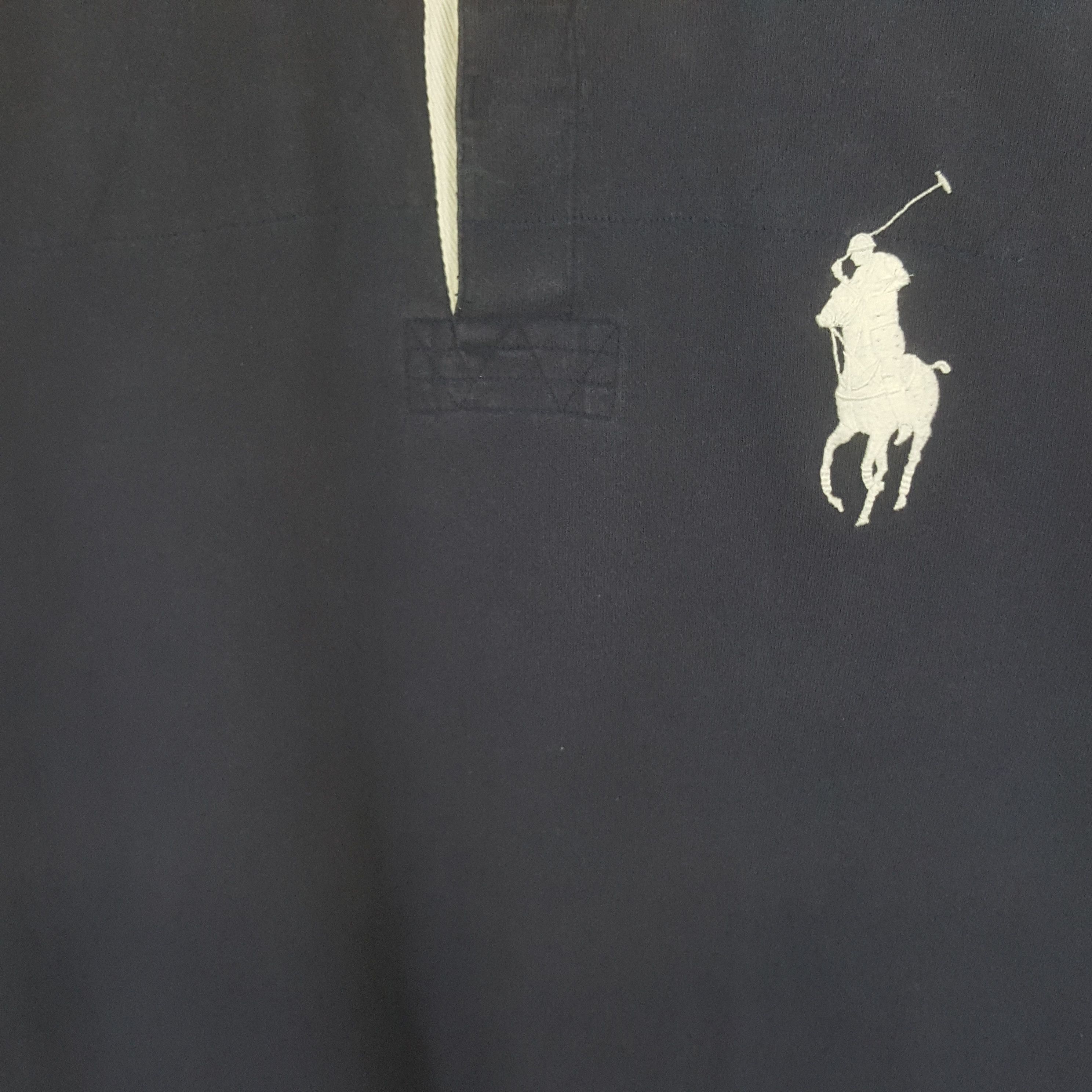 Polo Ralph Lauren × Rugby Ralph Lauren × Vintage Vintage Polo by Ralph Lauren Streetwear Rugby Polo Shirt Size US XXL / EU 58 / 5 - 2 Thumbnail