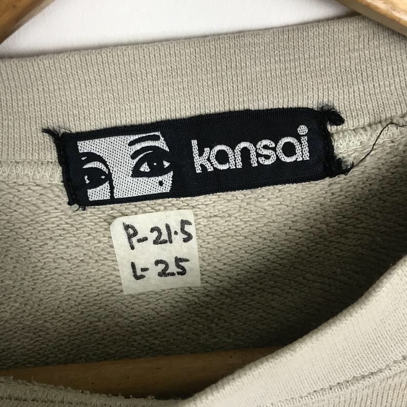 Designer × Kansai Yamamoto 🔥BEST OFFER🔥 Vintage 90s KANSAI YAMAMOTO EYE Crewneck Size US M / EU 48-50 / 2 - 5 Thumbnail