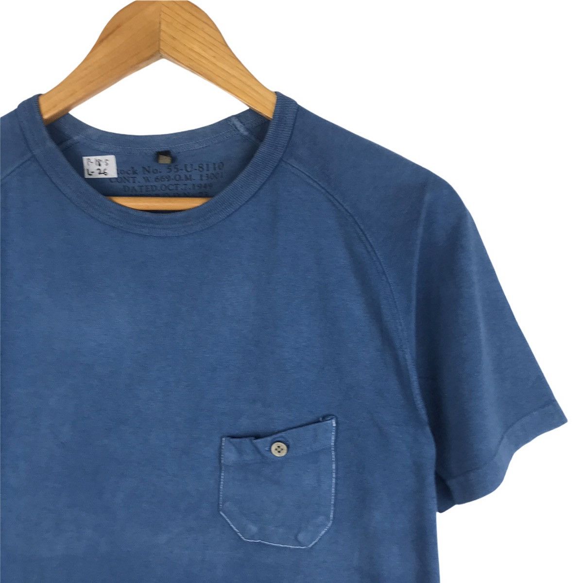 Designer × Nigel Cabourn Nigel Cabourn Single Pocket Plain T Shirt Designer Size US S / EU 44-46 / 1 - 3 Thumbnail