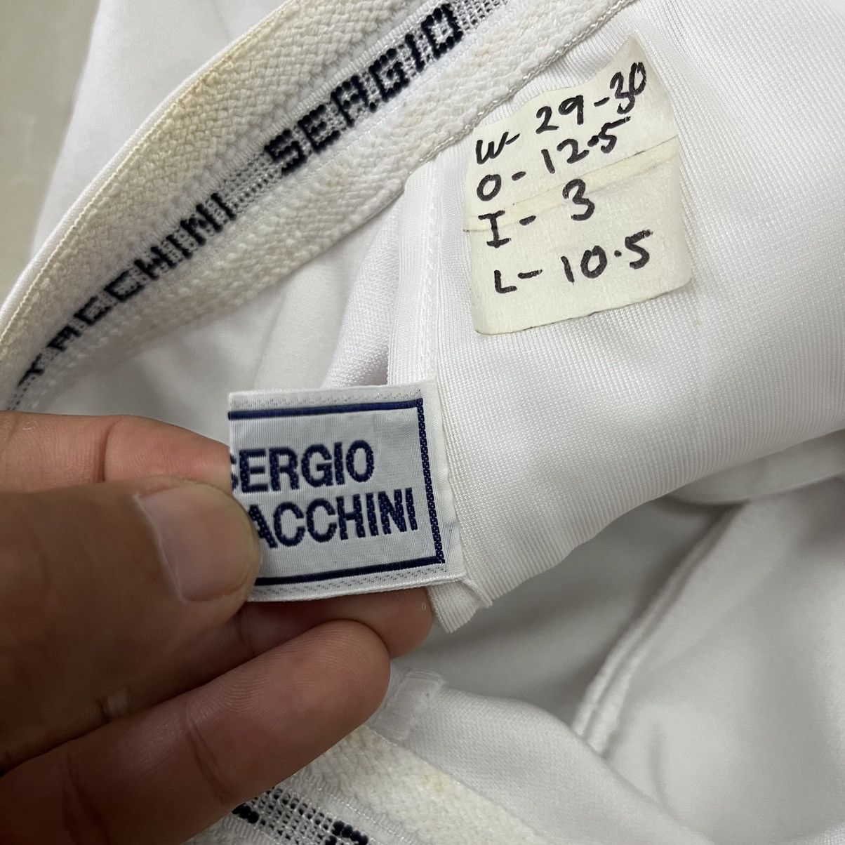 Sergio Tacchini × Vintage Vintage 90s Sergio Tacchini Tennis Shorts Pants Size US 30 / EU 46 - 7 Thumbnail