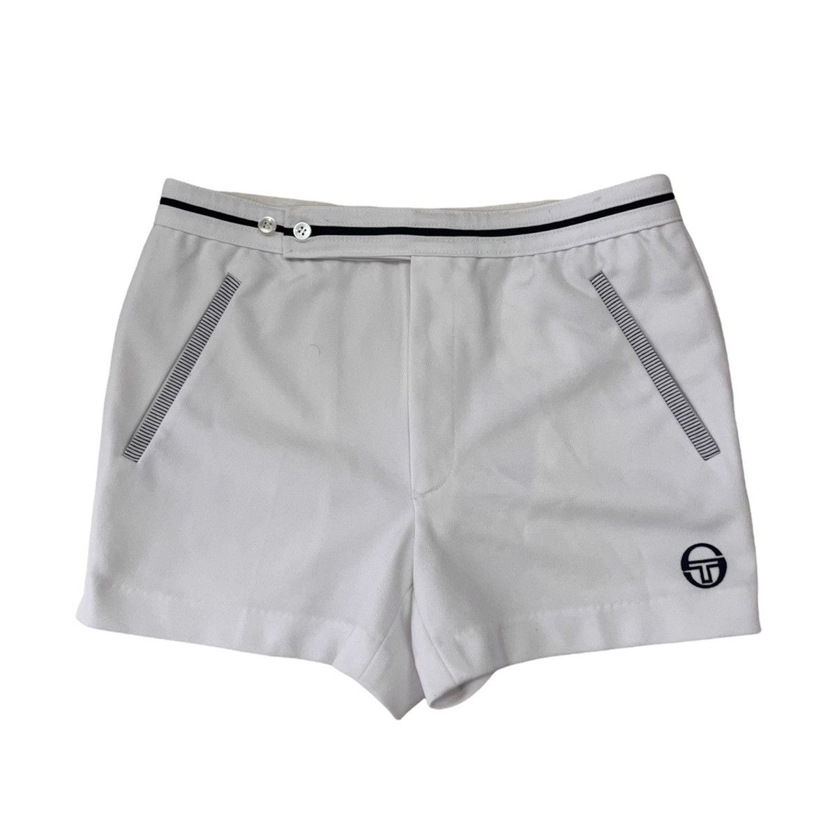 Sergio Tacchini × Vintage Vintage 90s Sergio Tacchini Tennis Shorts Pants Size US 30 / EU 46 - 1 Thumbnail