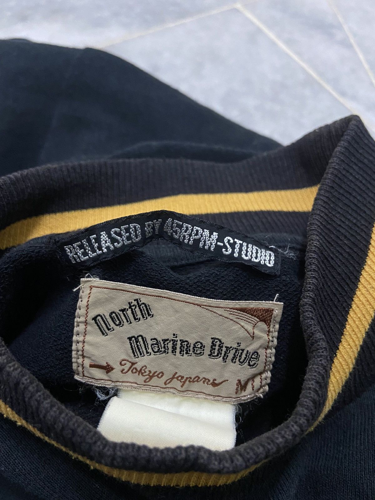 45rpm Vintage 80’s 45RPM X North marine drive m1 sweatshirt Size US L / EU 52-54 / 3 - 2 Thumbnail