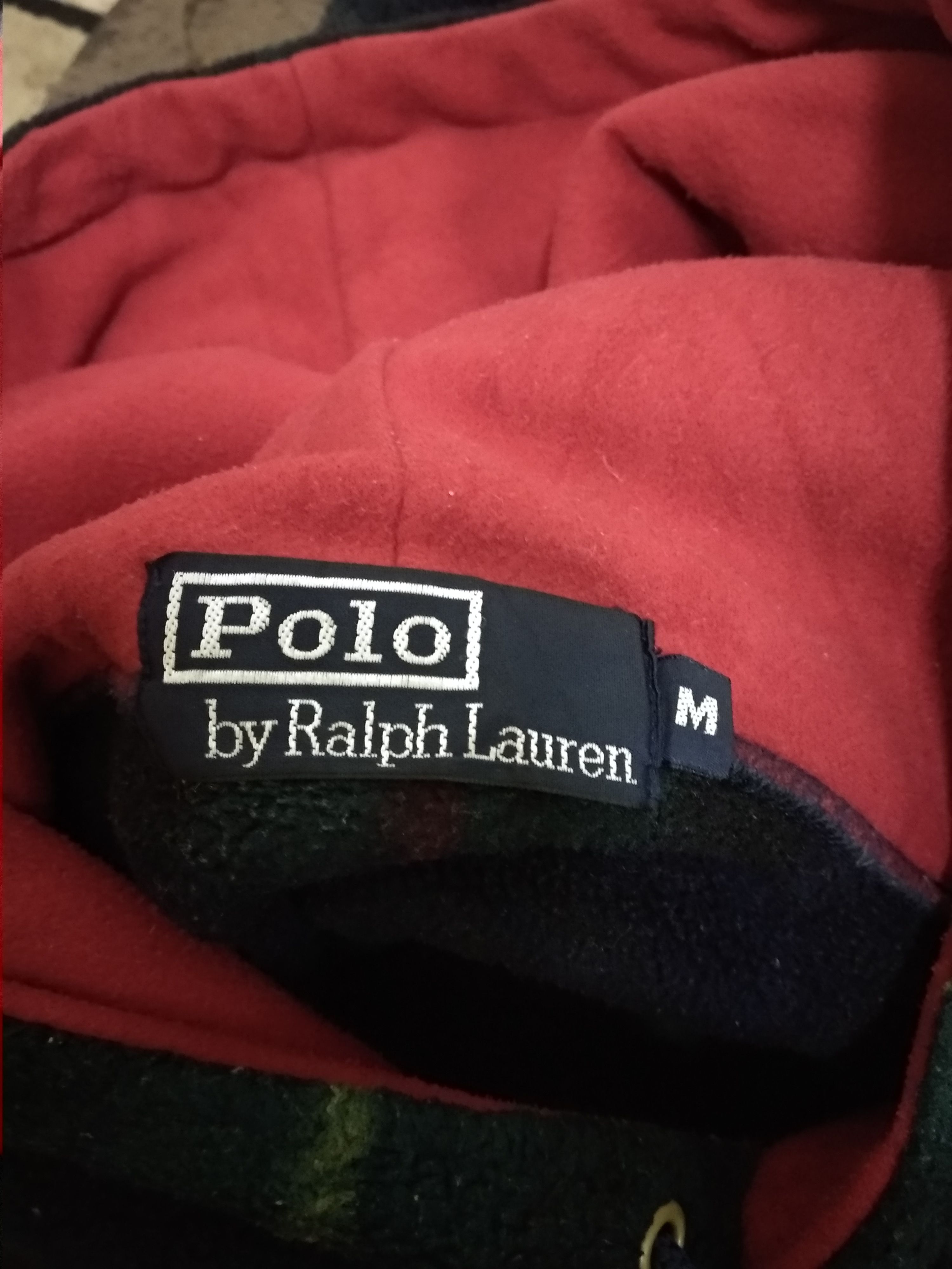 Polo Ralph Lauren Final Calling ❌❌Vintage 90's Polo Ralph Lauren Tartan Hoodie Size US L / EU 52-54 / 3 - 8 Thumbnail