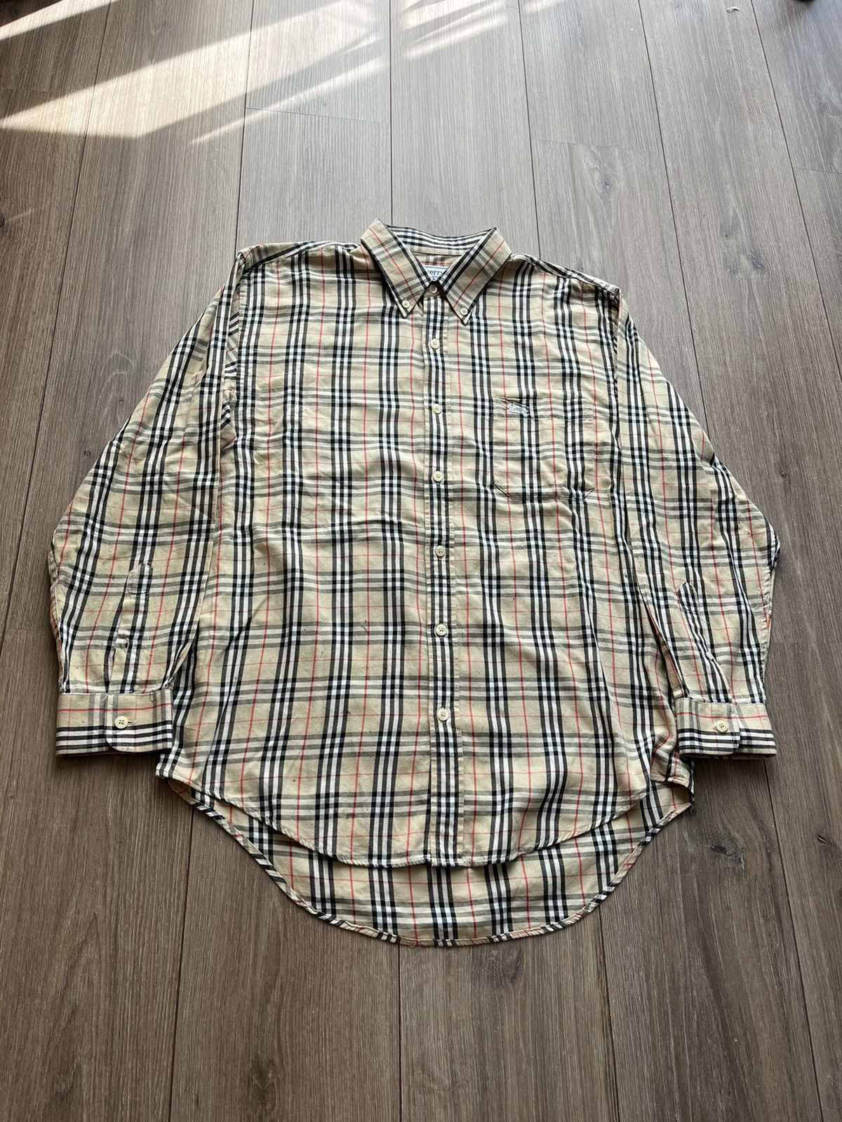 Burberry Vintage Burberry / Burberrys nova check shirt Size US M / EU 48-50 / 2 - 3 Thumbnail