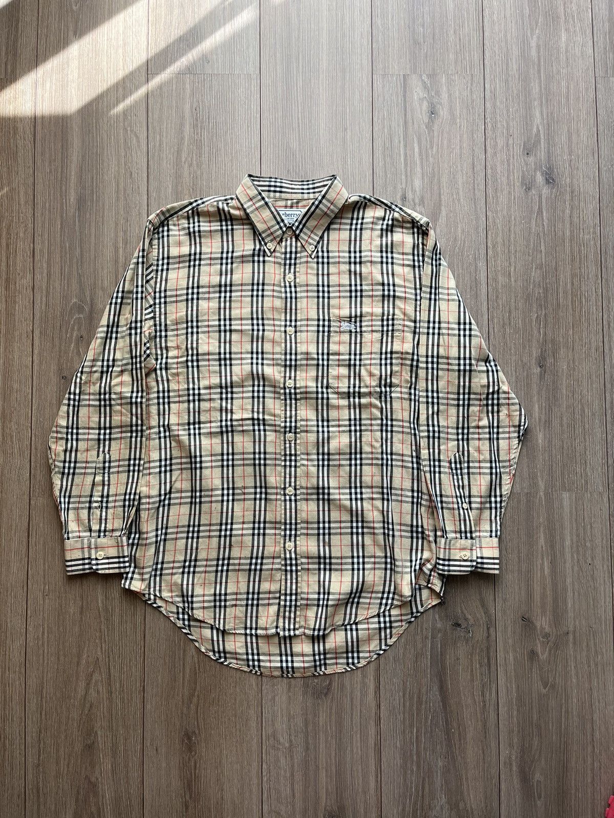 Burberry Vintage Burberry / Burberrys nova check shirt Size US M / EU 48-50 / 2 - 1 Thumbnail