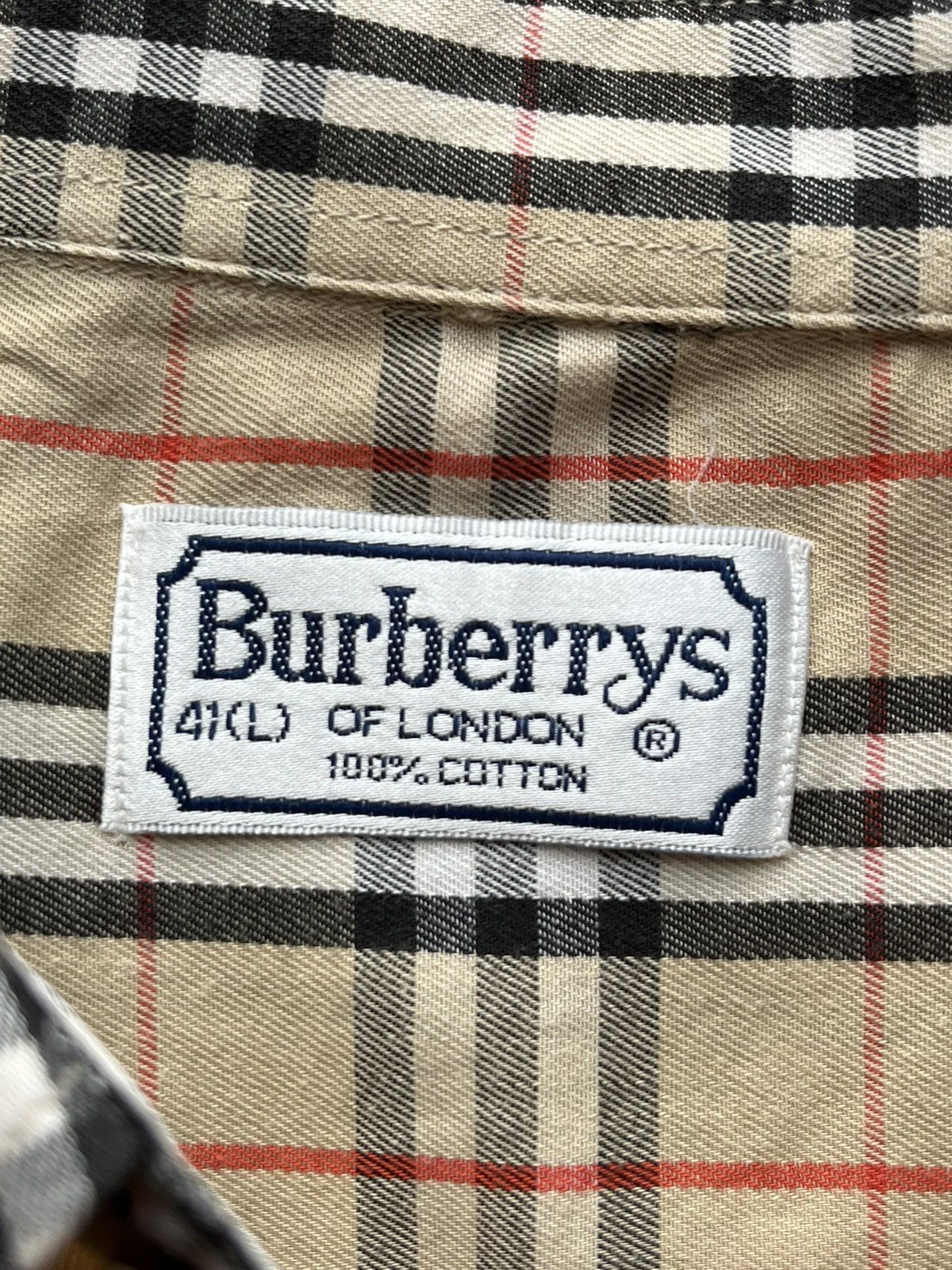 Burberry Vintage Burberry / Burberrys nova check shirt Size US M / EU 48-50 / 2 - 9 Thumbnail