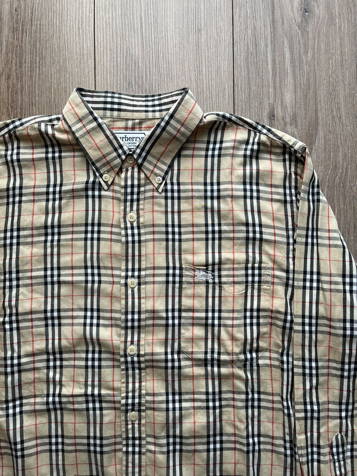 Burberry Vintage Burberry / Burberrys nova check shirt Size US M / EU 48-50 / 2 - 4 Thumbnail