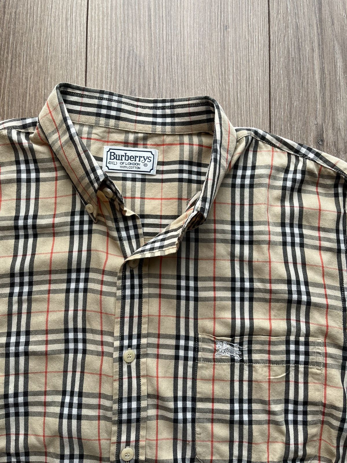 Burberry Vintage Burberry / Burberrys nova check shirt Size US M / EU 48-50 / 2 - 8 Thumbnail