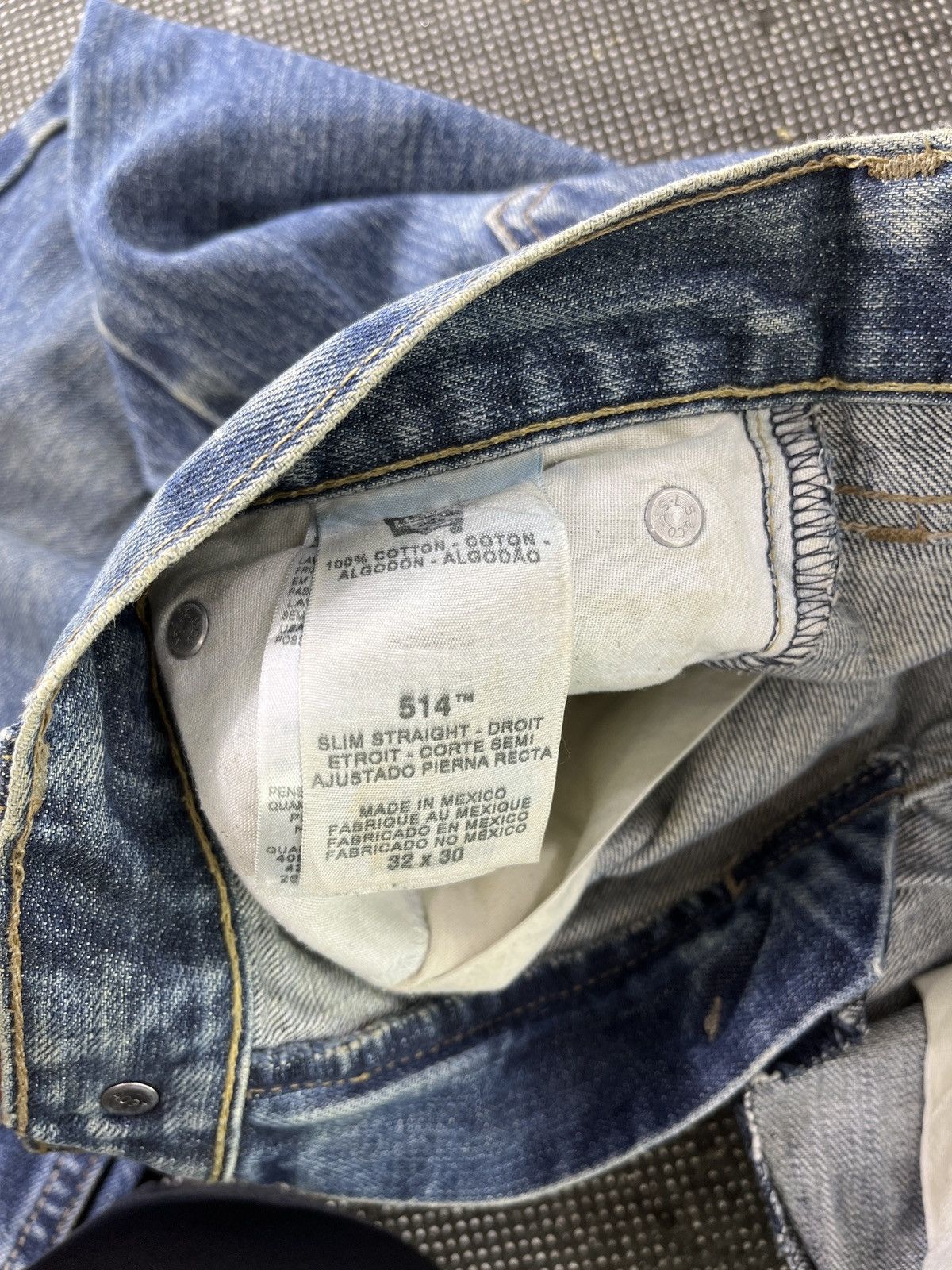 Levi's × Vintage Vintage Levis 514 Rusty Wash Jeans - J148 Size US 34 / EU 50 - 8 Thumbnail